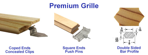 Premium Grille Fasteners & Dimensions