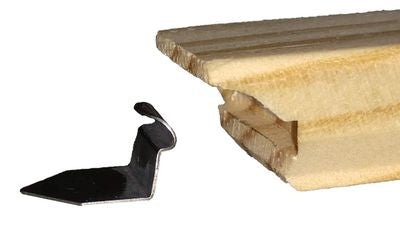 Premium pine bar with Coped end and Concealed Clip