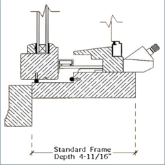 Drawing of Wood Venting Octagon Window