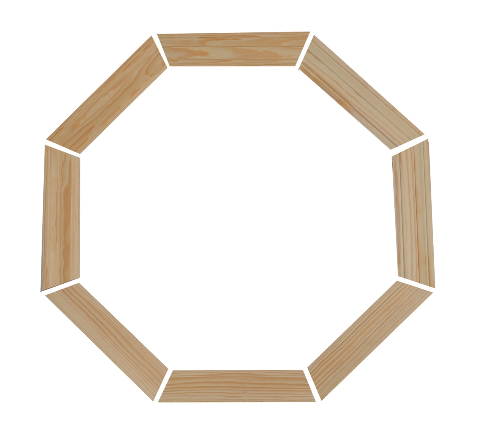 Poly Octagon Accessories 20x20 Wood Vent Octagon Trim Kit