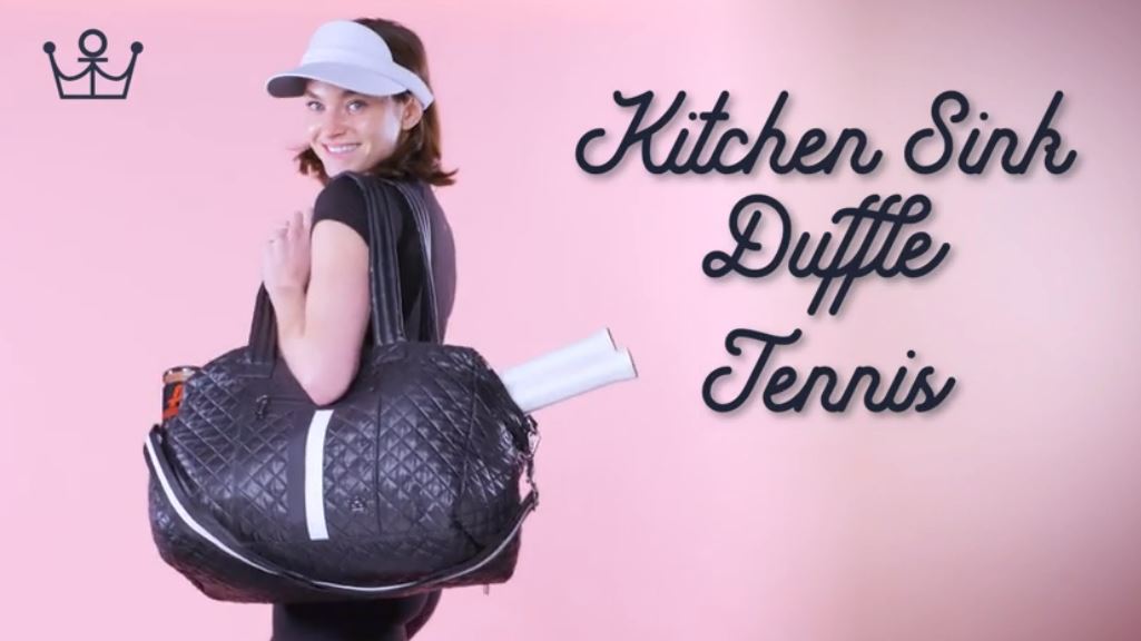 Video of Kitchen Sink Tennis Duffle