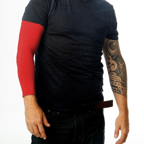 Red Full Arm Sleeves to Cover Tattoos at Work or School - 8f20b38fD6778D96c7a47941fD874274 GranDe