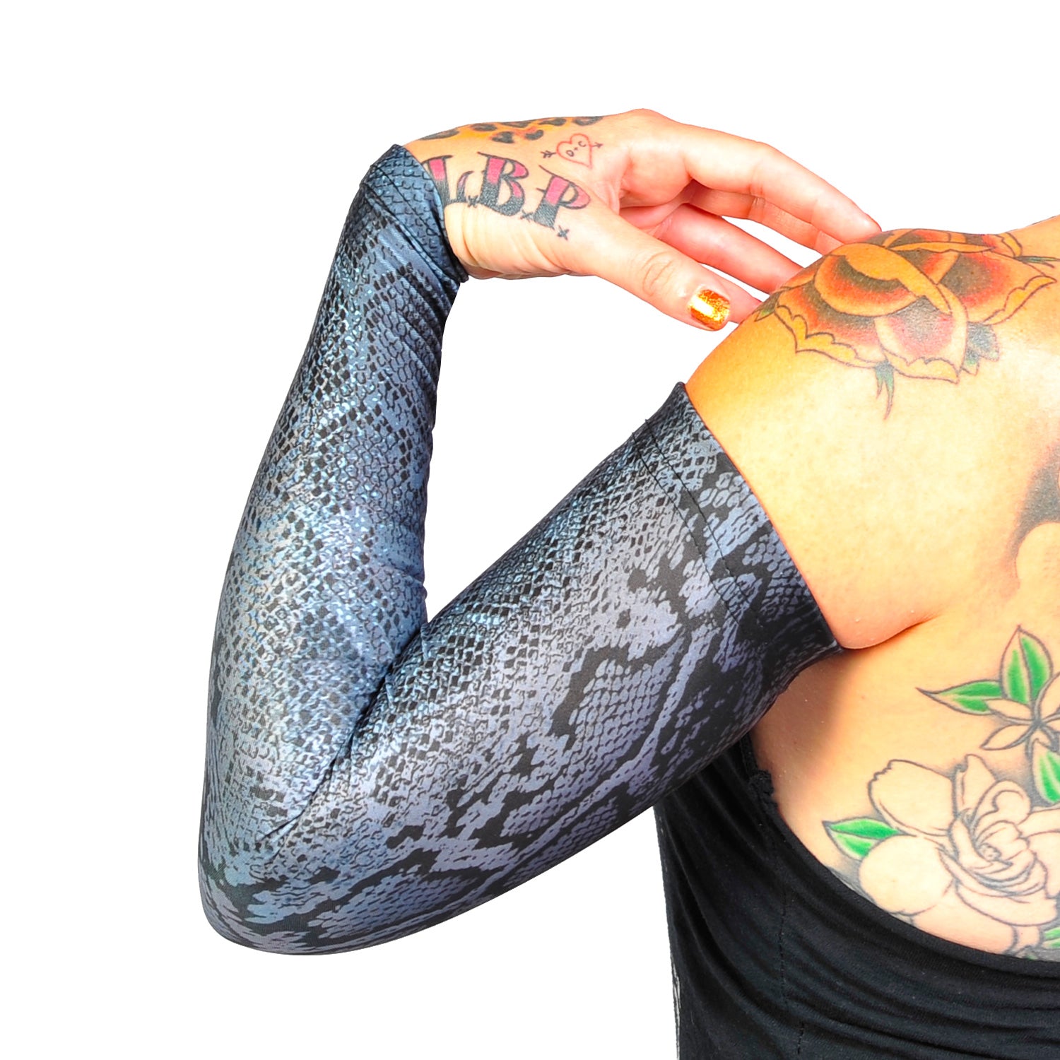 Snake Grey Full Arm Sleeves For Covering Tattoos By Ink Armor Tat2x