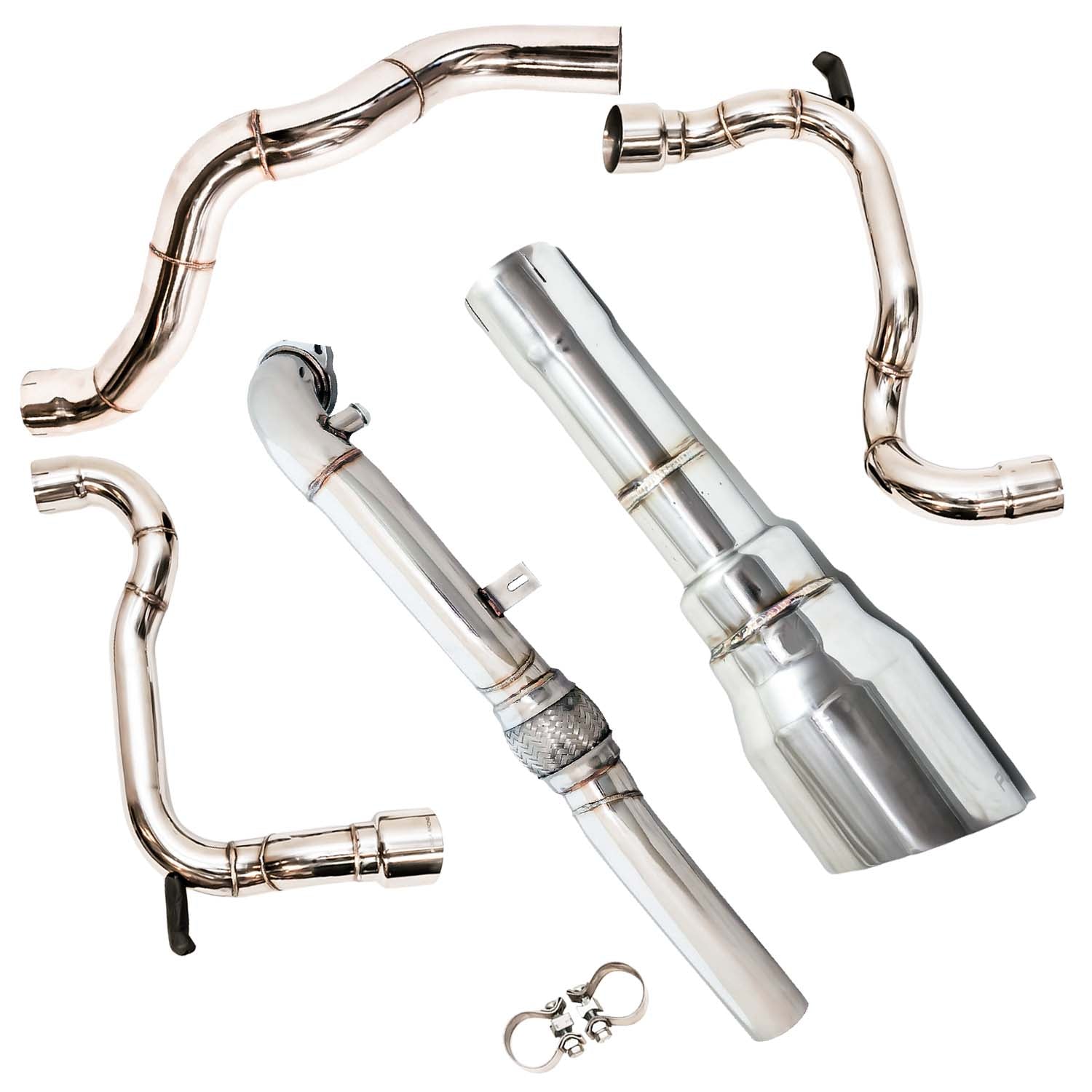 Catback Exhaust System with Two Types Downpipe for Fiat ...