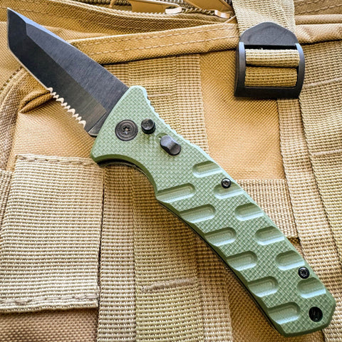 9 Delta Force OTF Wood Design - MEGAKNIFE