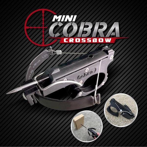 Hunting Tactical Self-Cocking COBRA Pistol Crossbow w/ Arrows 80LB