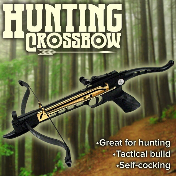 120 LB ARCHERY HUNTING Gun CAMO PISTOL CROSSBOW W/ ARROWS BOLTS XBOW