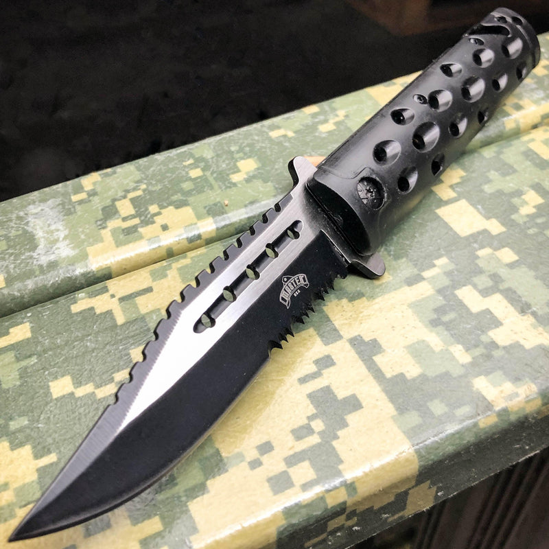 8.5 Purple Spider Tactical Spring Assisted Open Blade Folding 