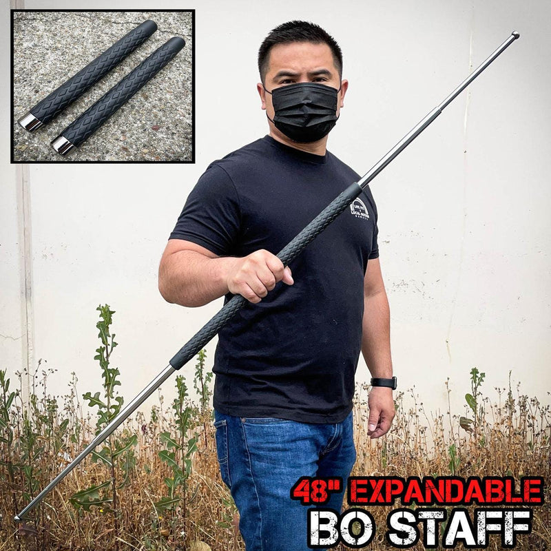 Portable POCKET STAFF Martial Arts Metal Bo Staff