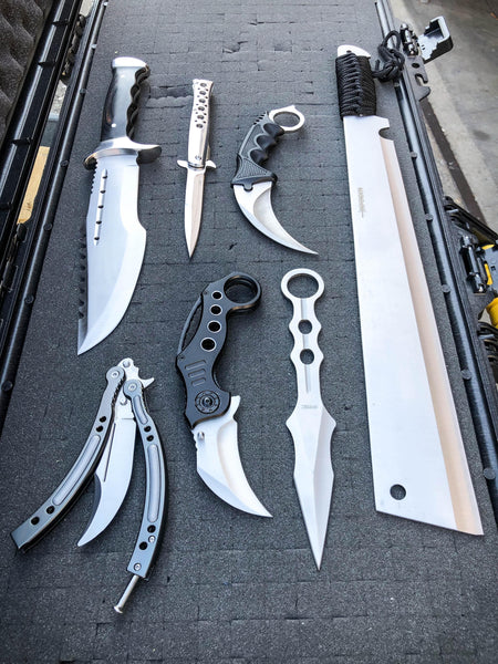 8 PC SPECTRUM BATTLE KNIFE SET – HYPER BLADES