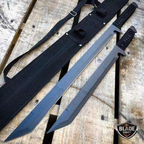 8PC BLACK REAPER TACTICAL KNIFE SET - MEGAKNIFE