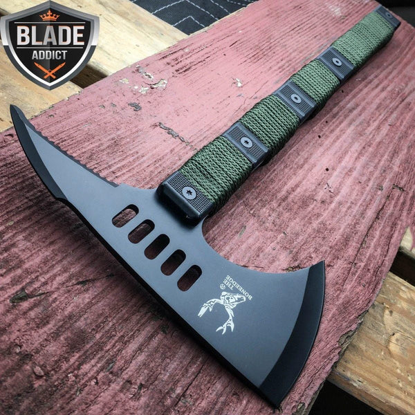 Zombie Hunting Hatchet Axe - Black