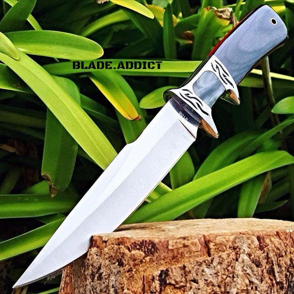 8.25 Tactical Fishing Hunting Knife w/ Sheath Survival Kit Bowie