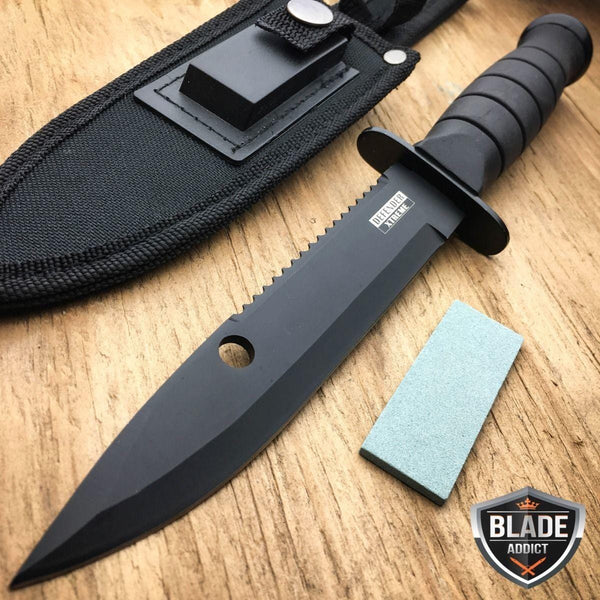 SALE Rainbow Stainless Steel Tactical Fixed Blade Hunting Gut hook