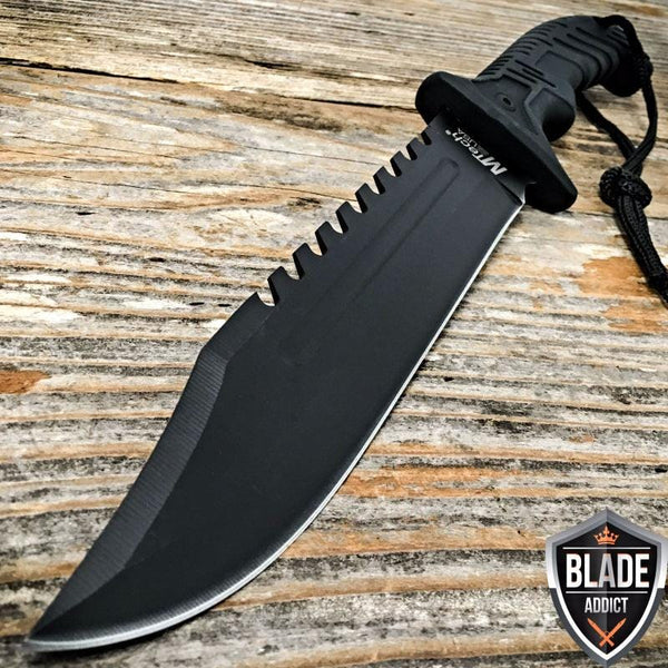 8.25 Tactical Fishing Hunting Knife w/ Sheath Survival Kit Bowie Camping  Tool 