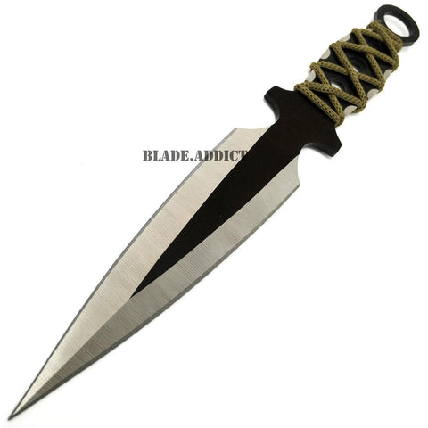 6PC Ninja Tactical Kunai Throwing Knife Set w/ Sheath