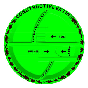 Constructive Eating - Dinosaur Plate