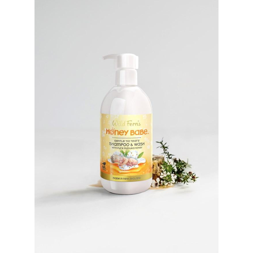 Honey Babe Shampoo & Wash - No Tears 300ml