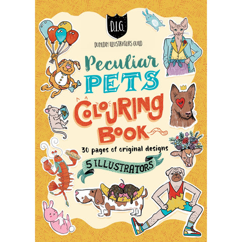 Peculiar Pets - Colouring Book