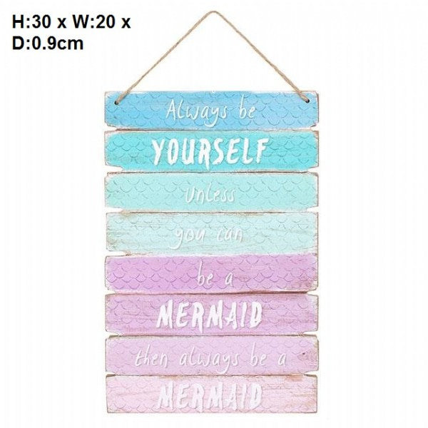 Ombre Mermaid Plaque