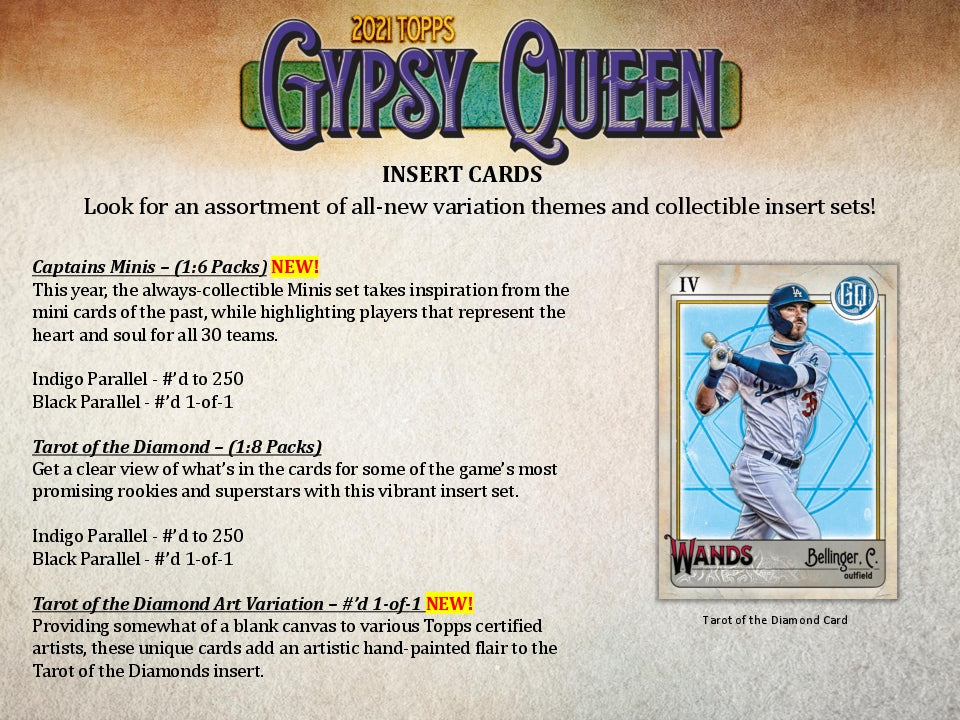 2021 Topps Gypsy Queen Baseball Case 未開封 国内初の直営店