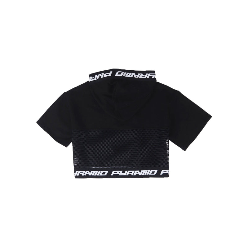 Black Pyramid Women S Logo Tape Hoodie Top Premier Vii