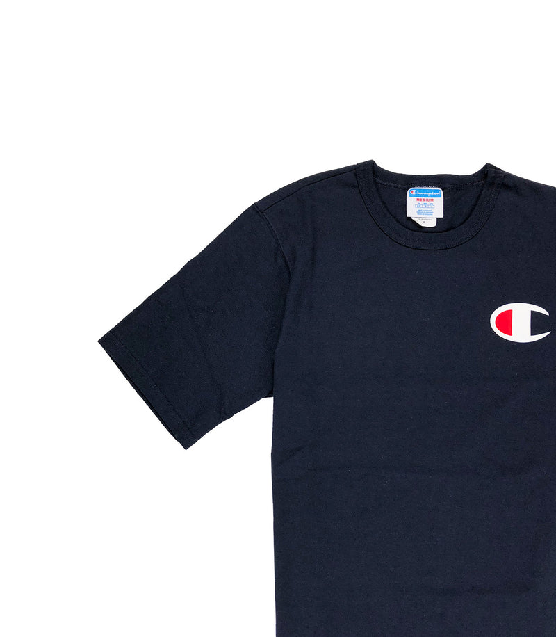 champion shirt navy blue