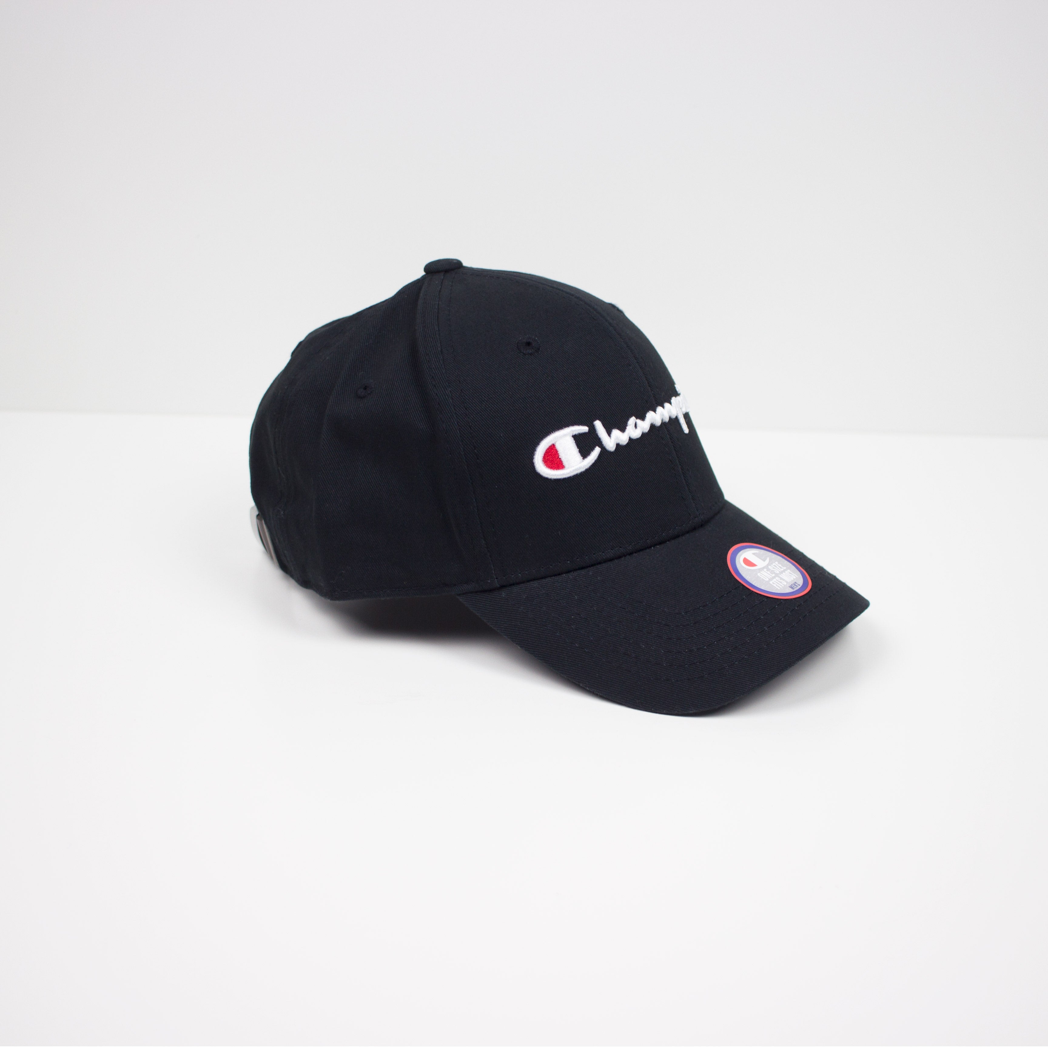 all black champion hat