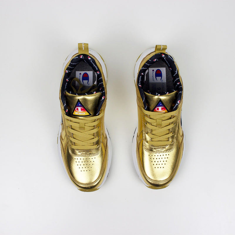 93 Eighteen Metallic Gold Sneakers 