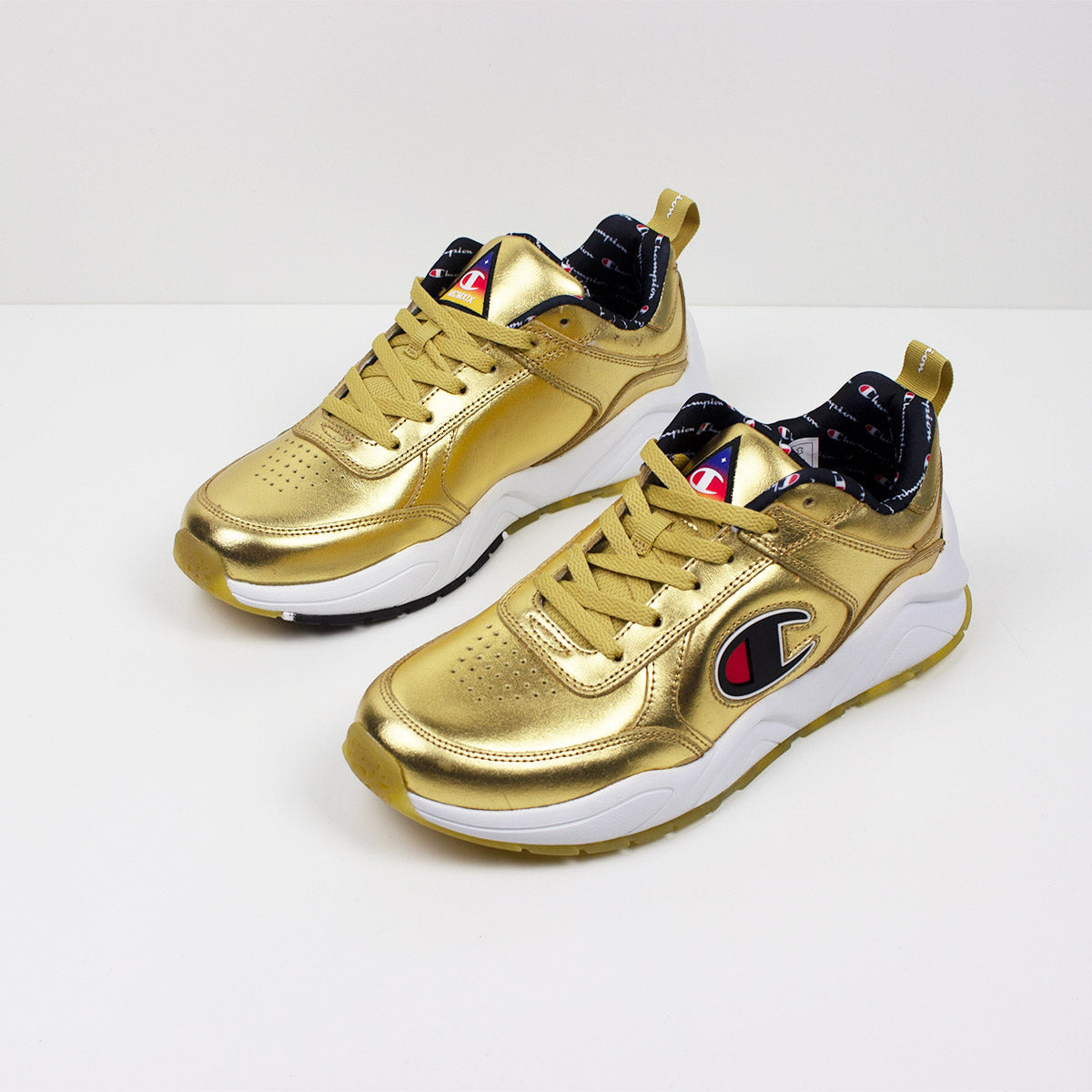 gold sneakers mens