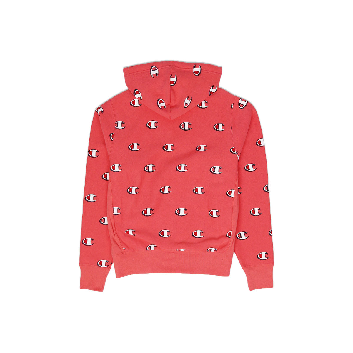 salmon colored champion hoodie