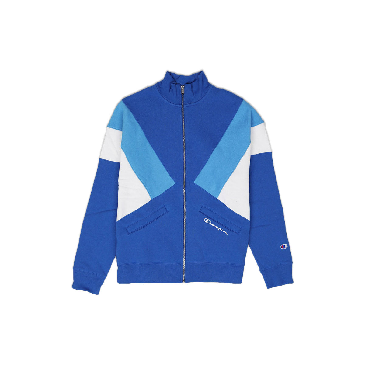 champion jacket mens blue