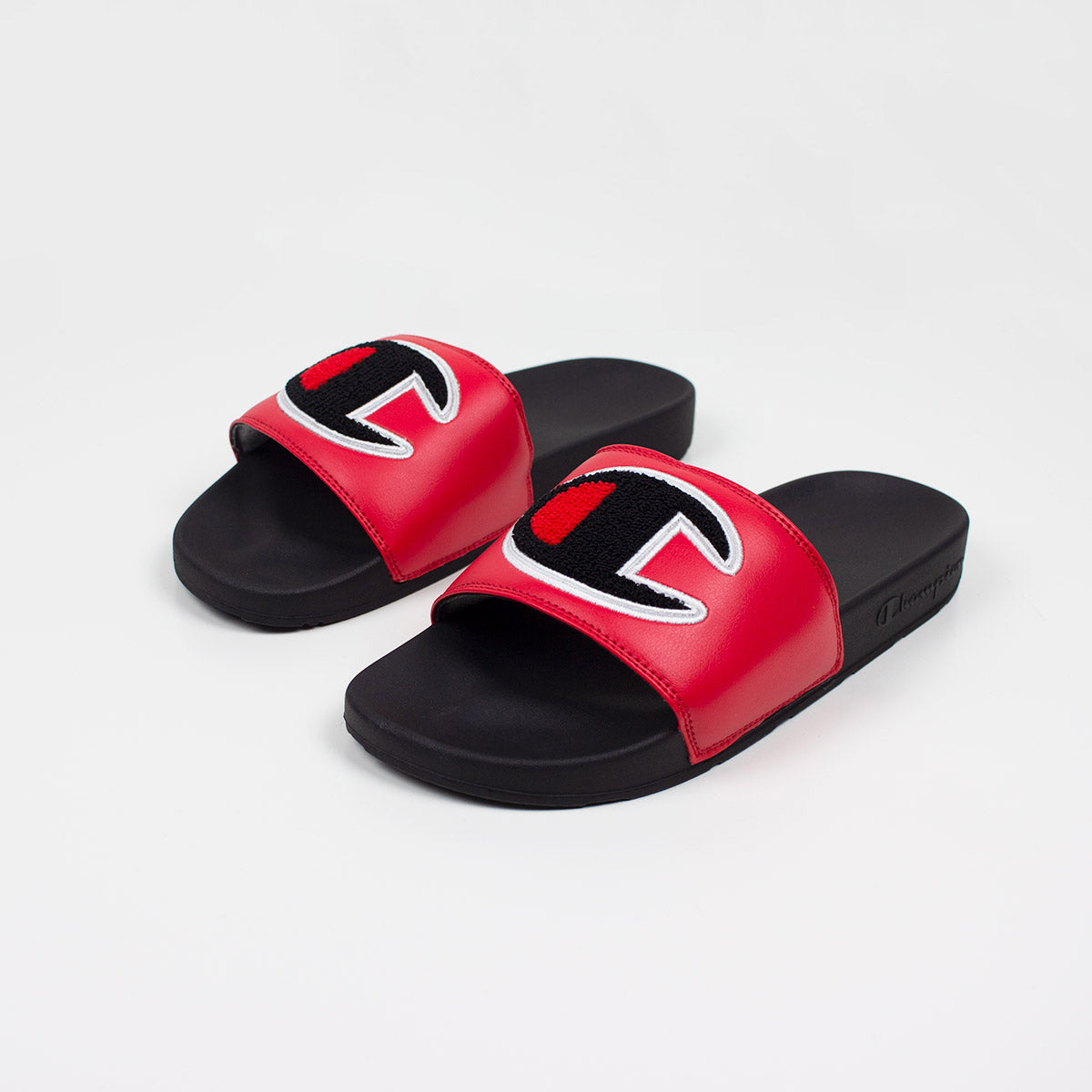 champion slides black mens