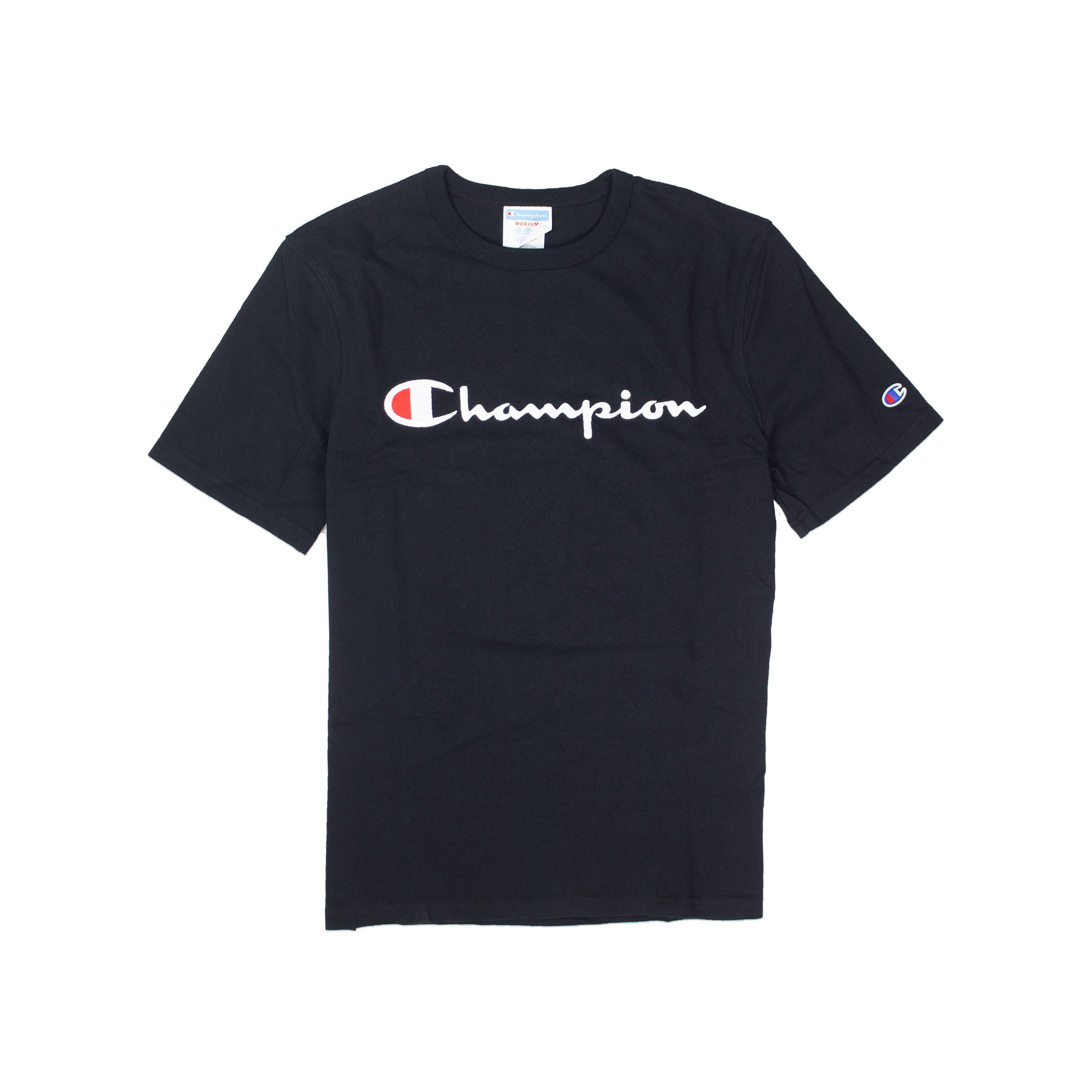 champion embroidered script tee