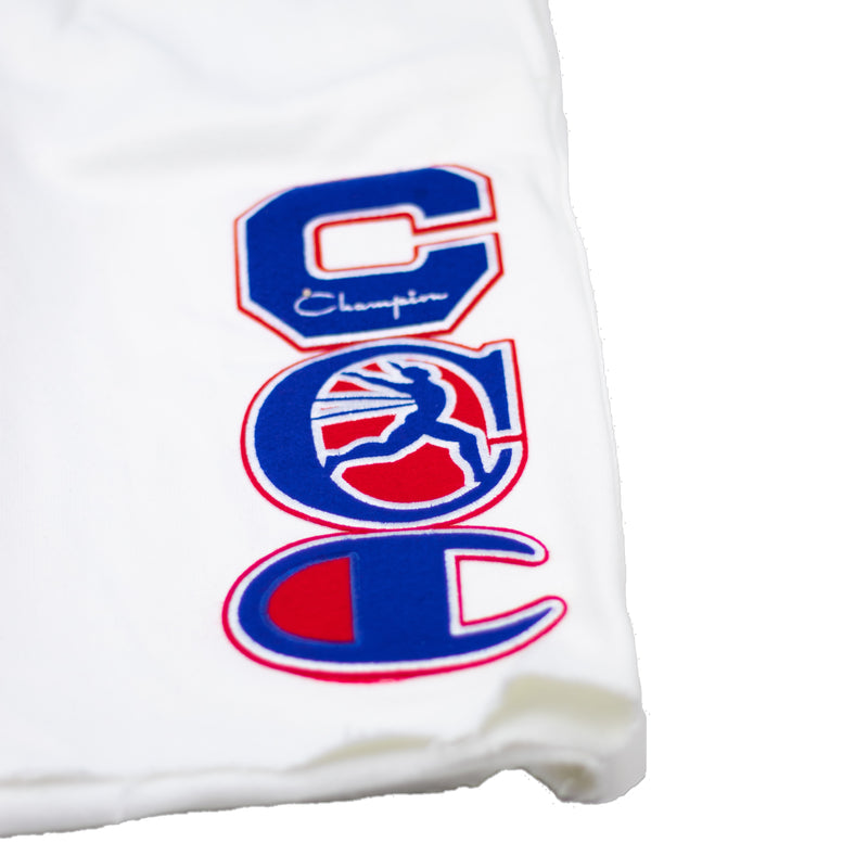 men's champion white shorts