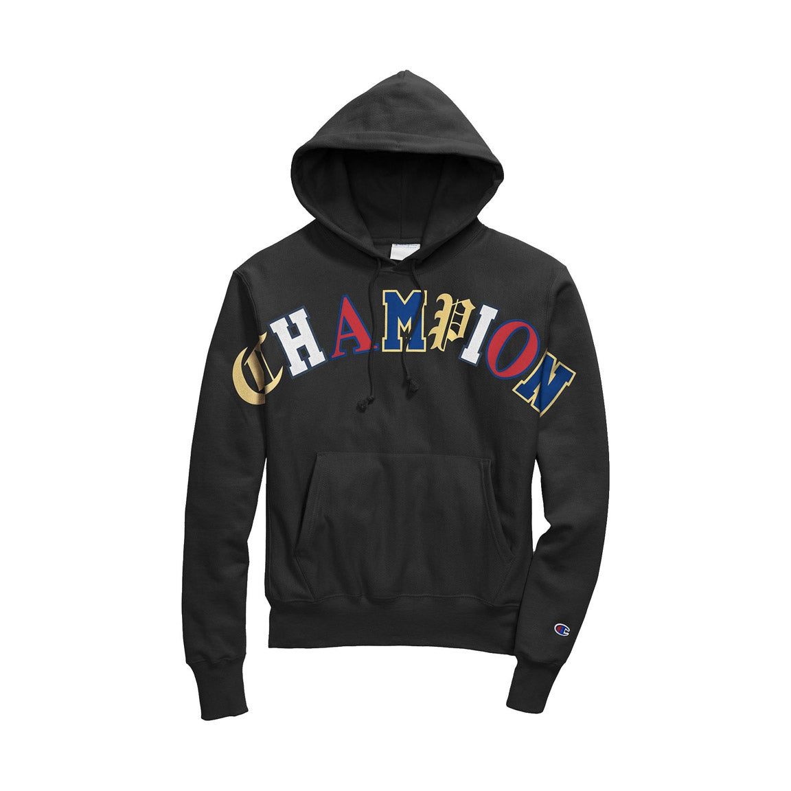 champion hoodie mens black