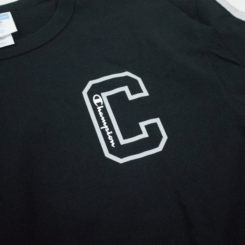 champion vertical logo shirt