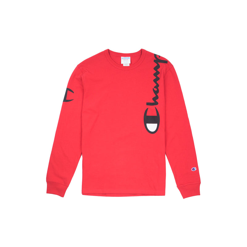 champion red long sleeve