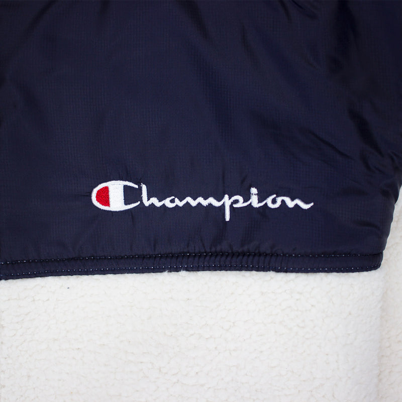 men's champion sherpa baseball jacket