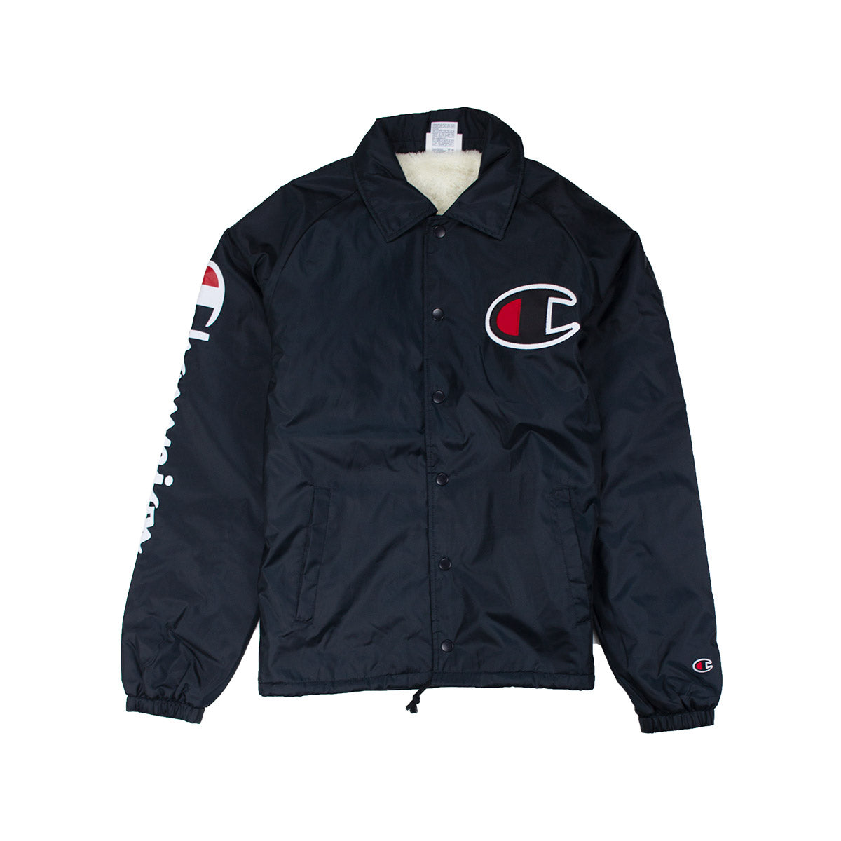 champion sherpa lined coach jacket