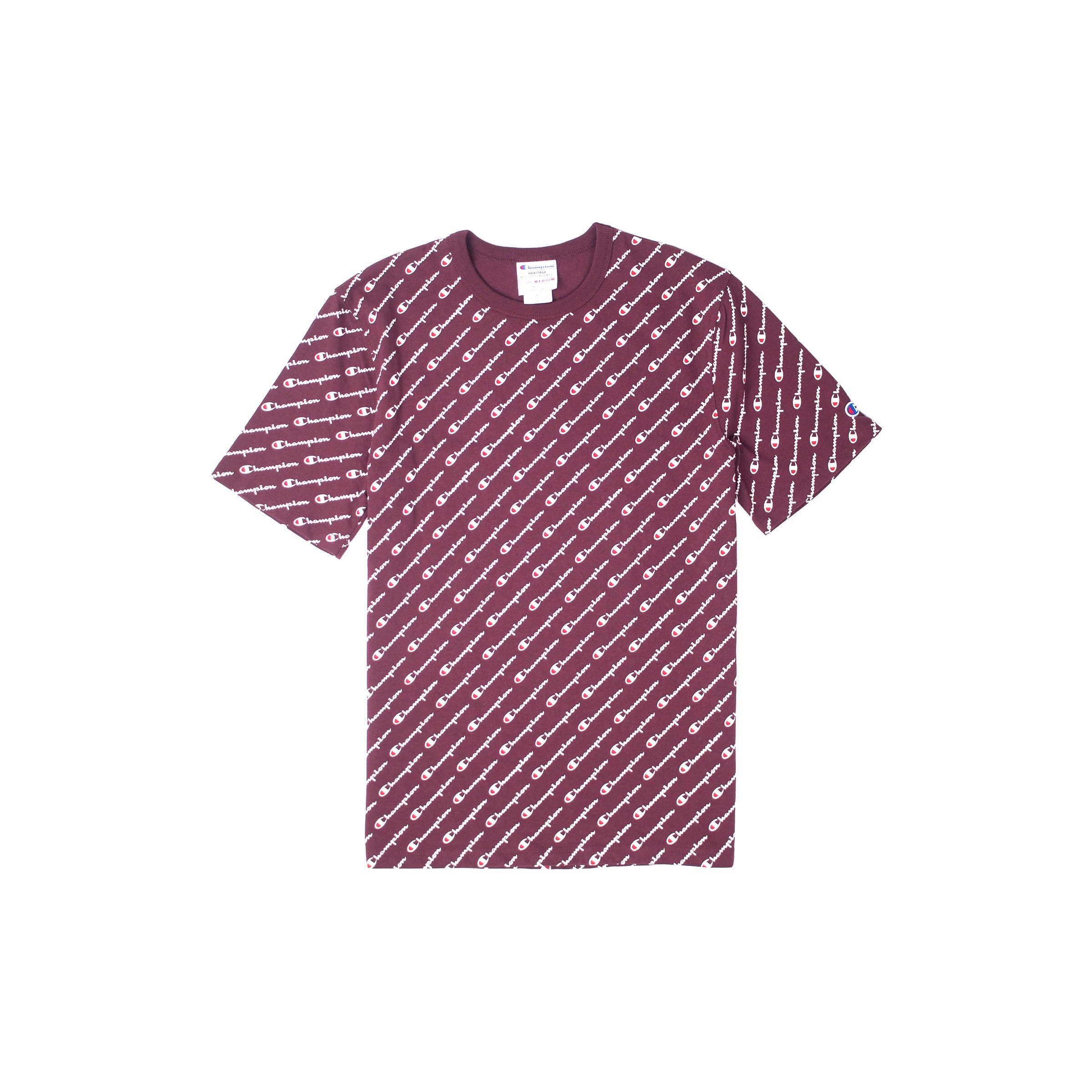 red champion all over shirt