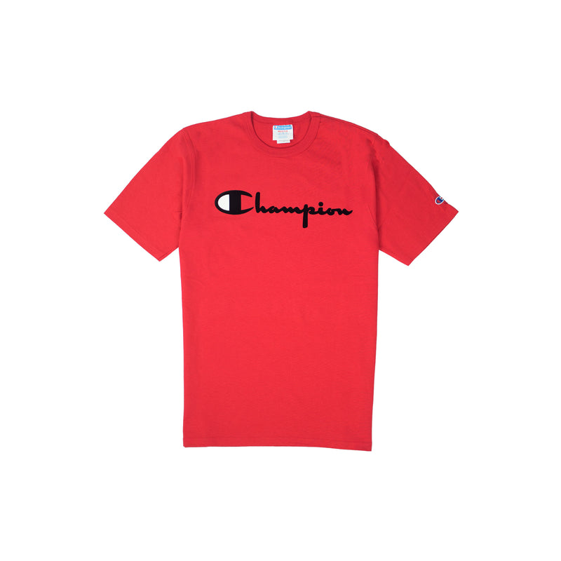 champion script t shirt red