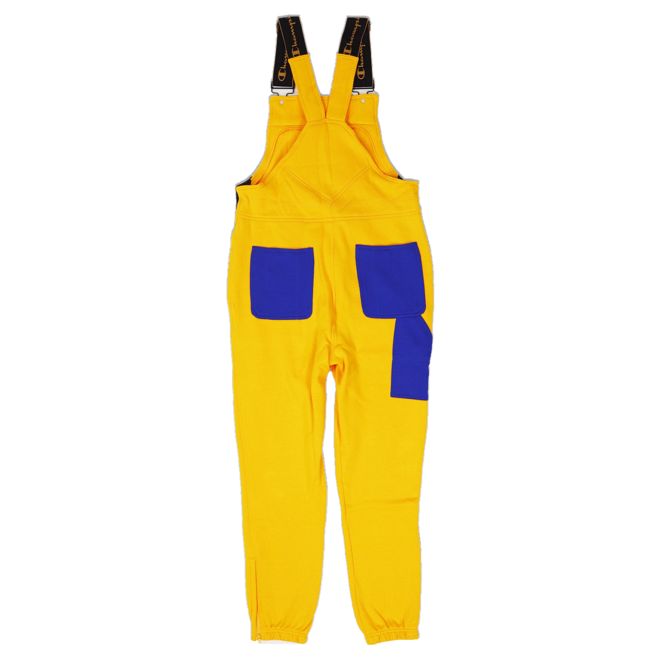 yellow champion overalls