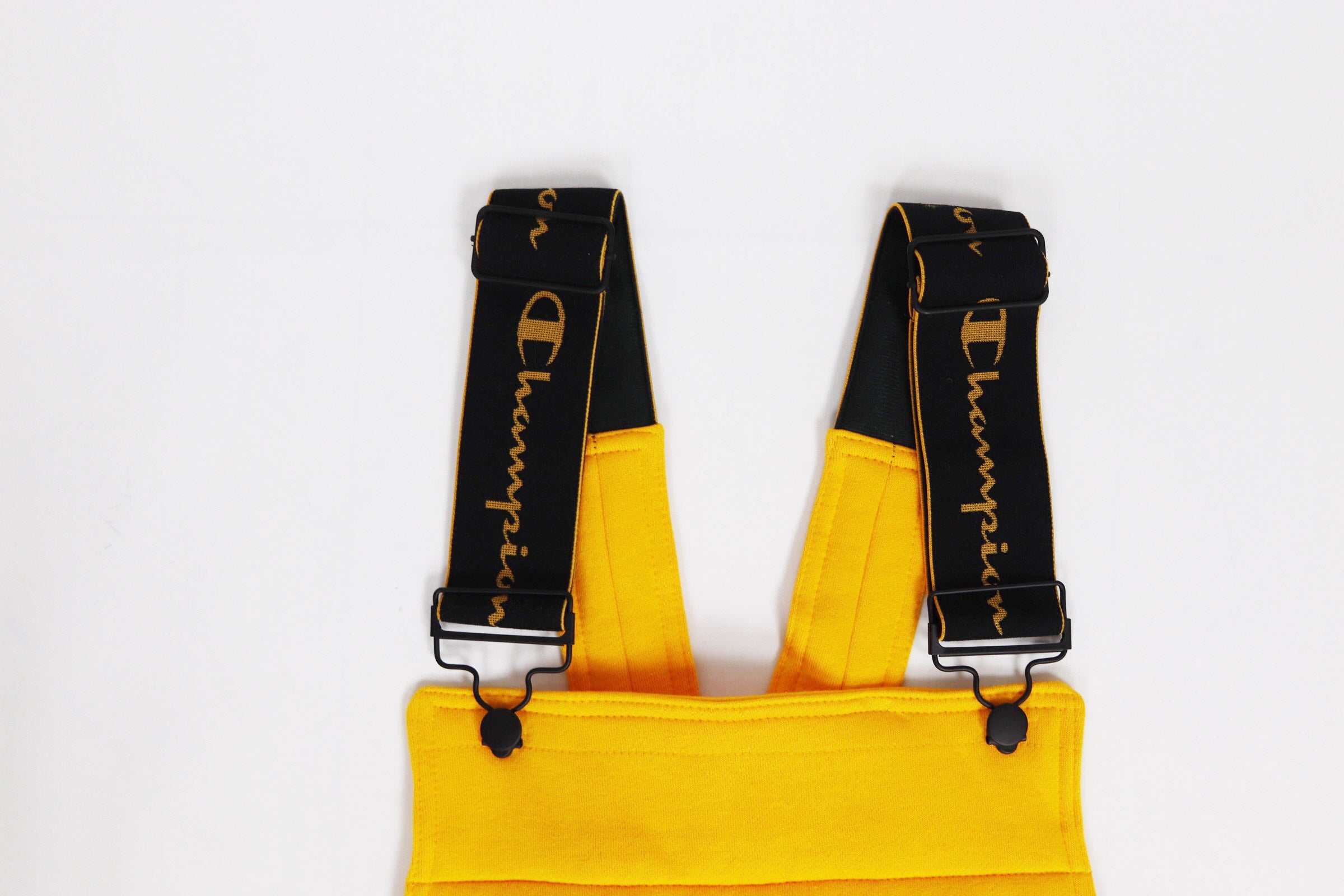 yellow champion overalls