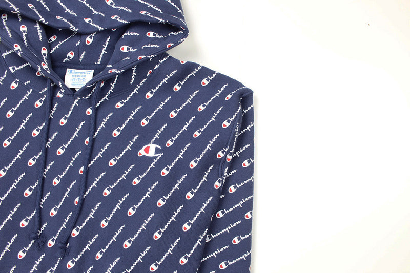 champion reverse weave all over print cropped sweatshirt