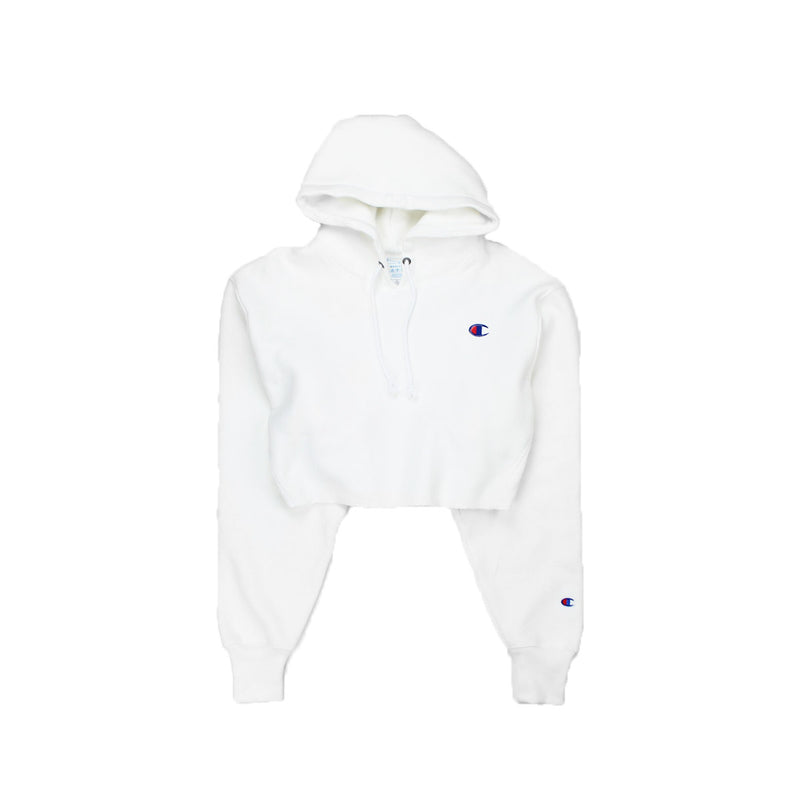 women's cropped champion hoodie