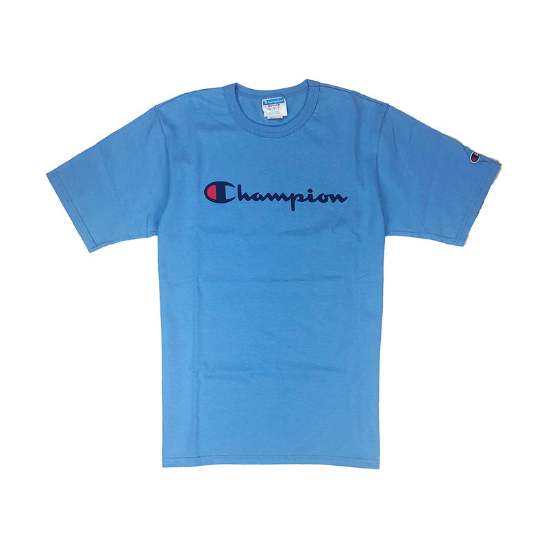 swiss blue champion shirt