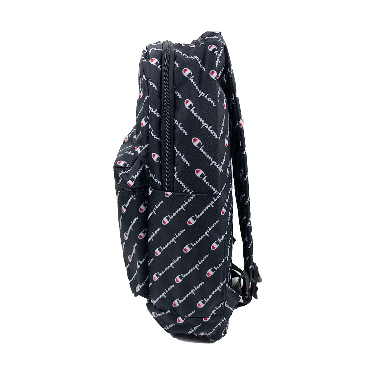 champion supercize logo script black backpack