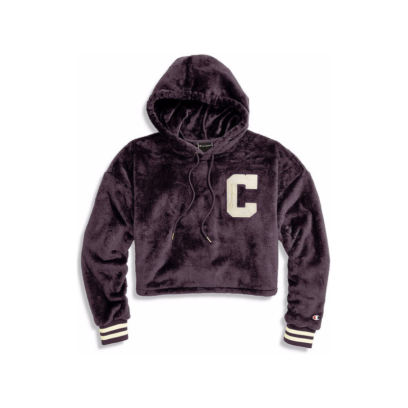 champion hoodie with fur