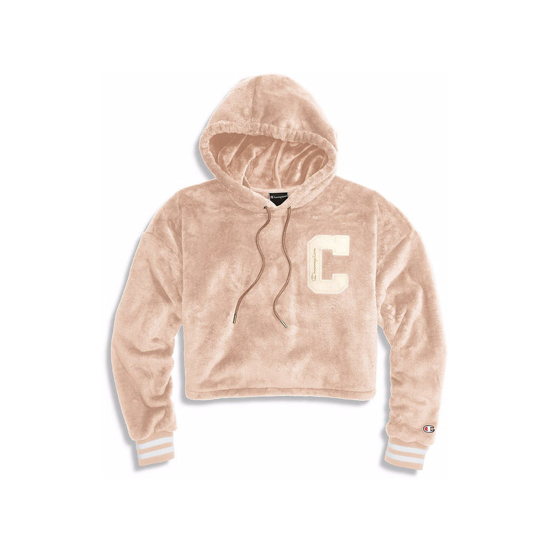 champion hoodie with fur hood